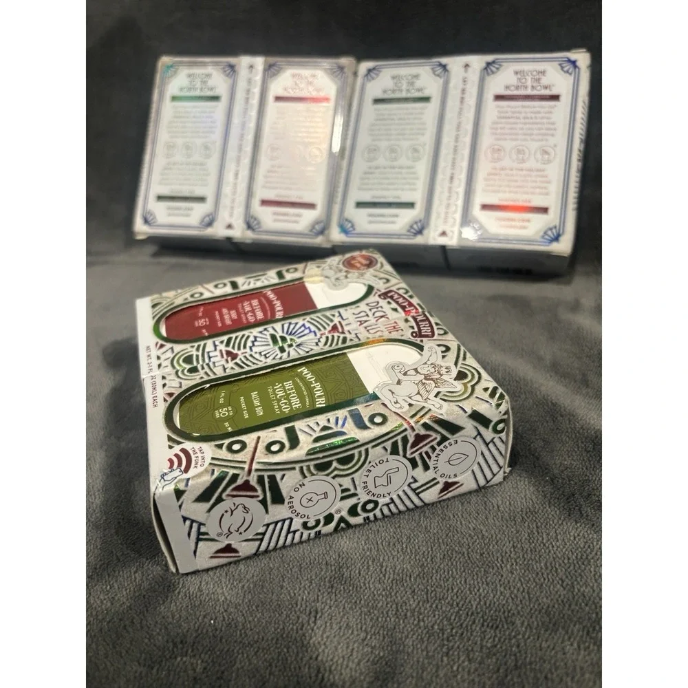 Lot Of 3. Poo-Pourri Deck‎ The Stalls, Berry and Bright & Balsam Bum, G85